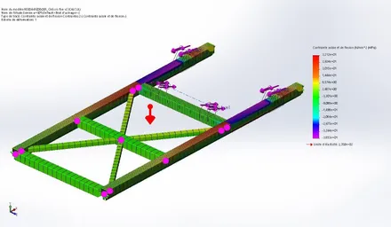 Bascule hydraulique ascenseur, note de dimensionnement