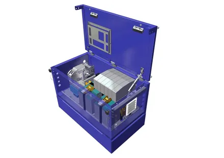 Coffret batteries de sécurité, modélisation 3D