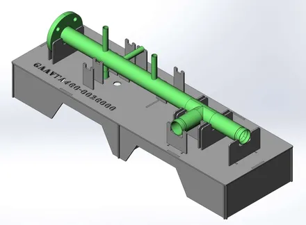 Gabarits de soudure piping, modélisation 3D