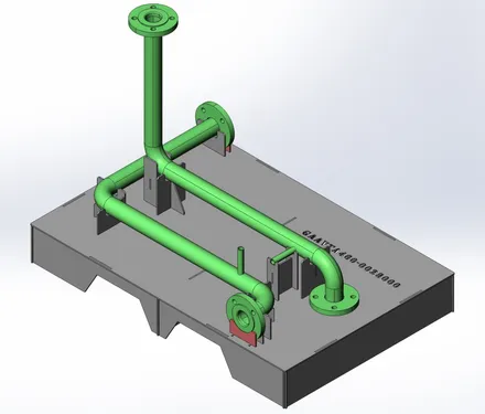 Gabarits de soudure piping, modélisation 3D