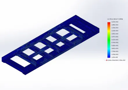 Groupe électrogène de réserve, vue 3D