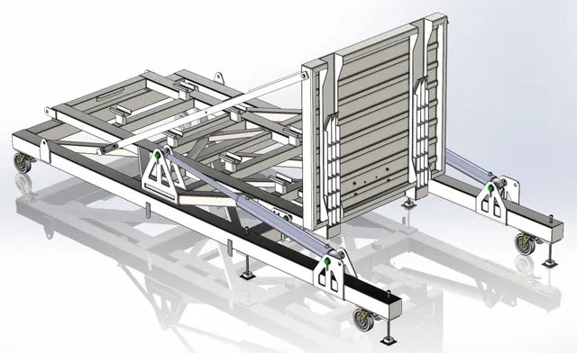 Modélisation 3D SolidWorks d'un système de levage hydraulique