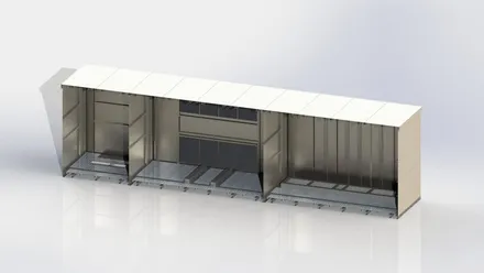 Station électrique LR1011, modélisation 3D