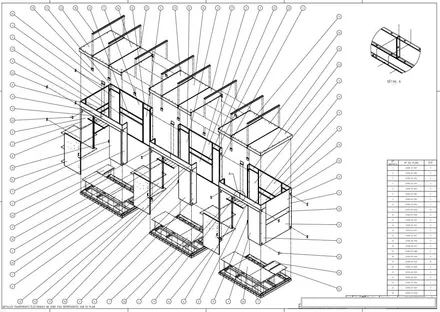Station électrique LR911, plan de détail